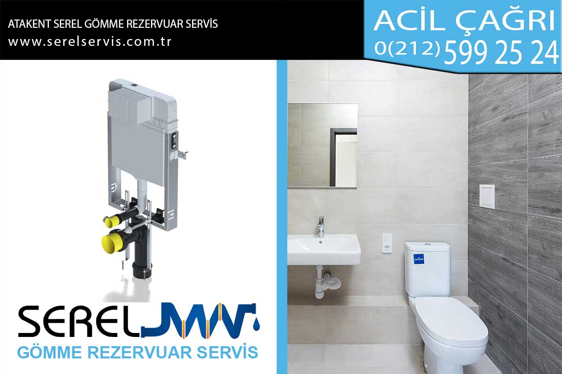 atakent serel gömme rezervuar servis