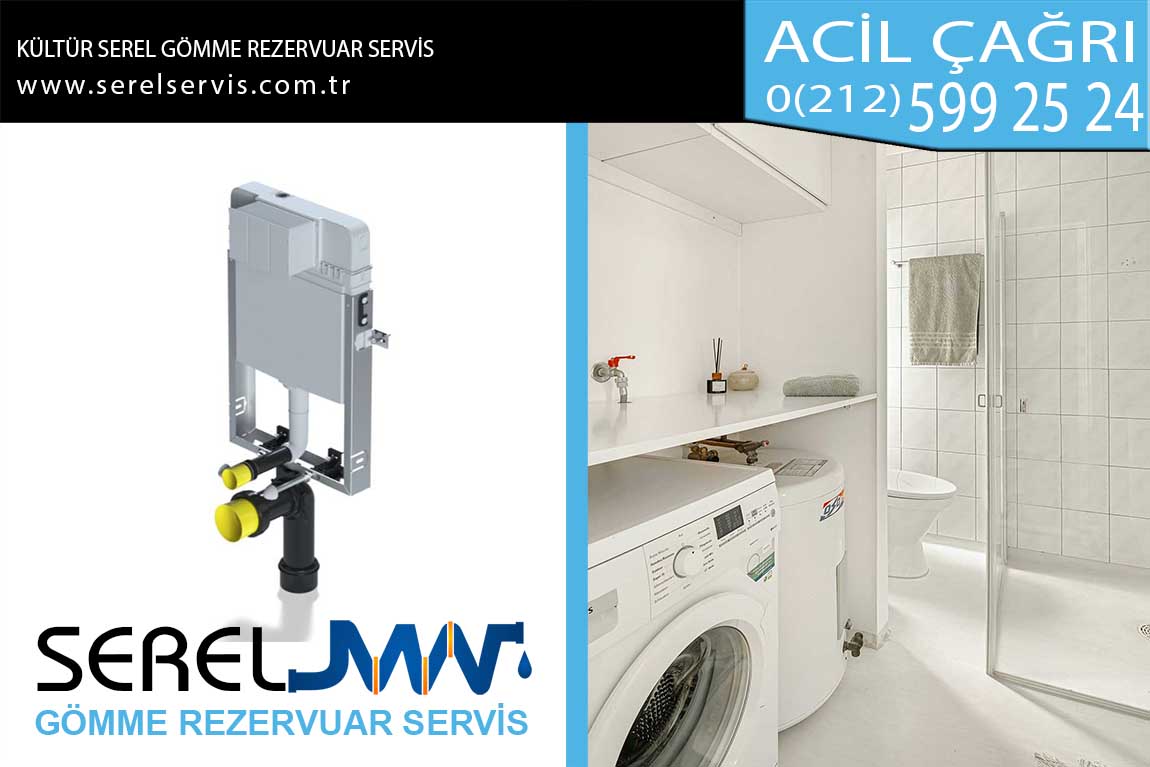 kültür serel gömme rezervuar servis