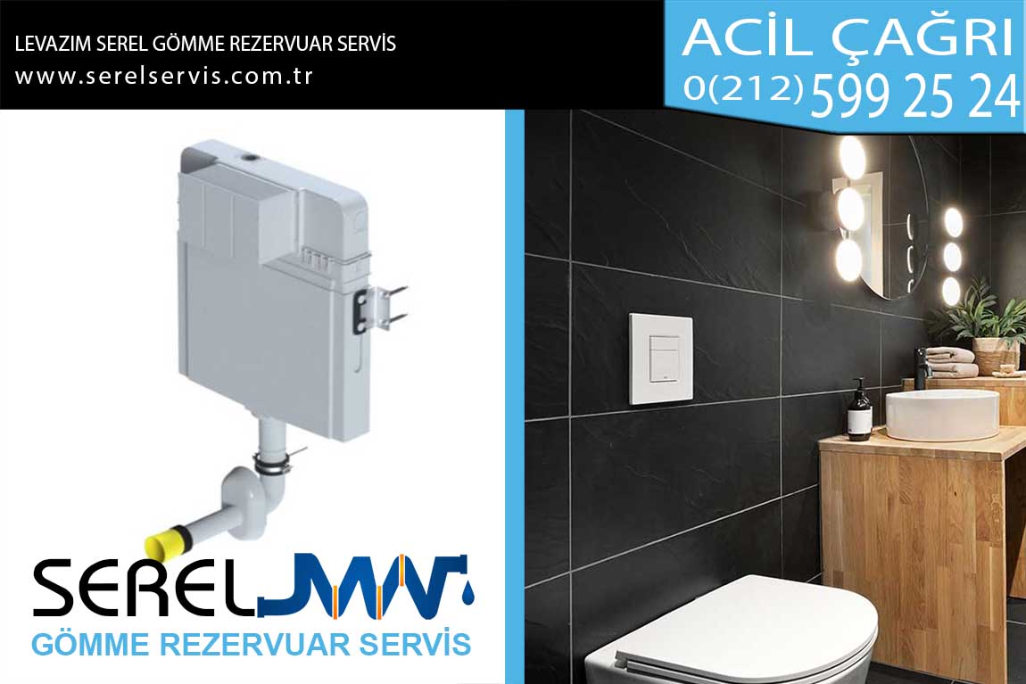 levazım serel gömme rezervuar servis