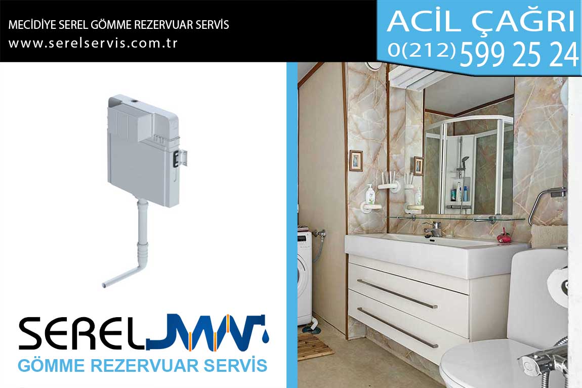 mecidiye serel gömme rezervuar servis