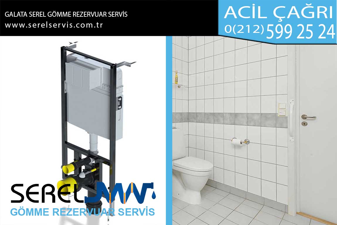 galata serel gömme rezervuar servis