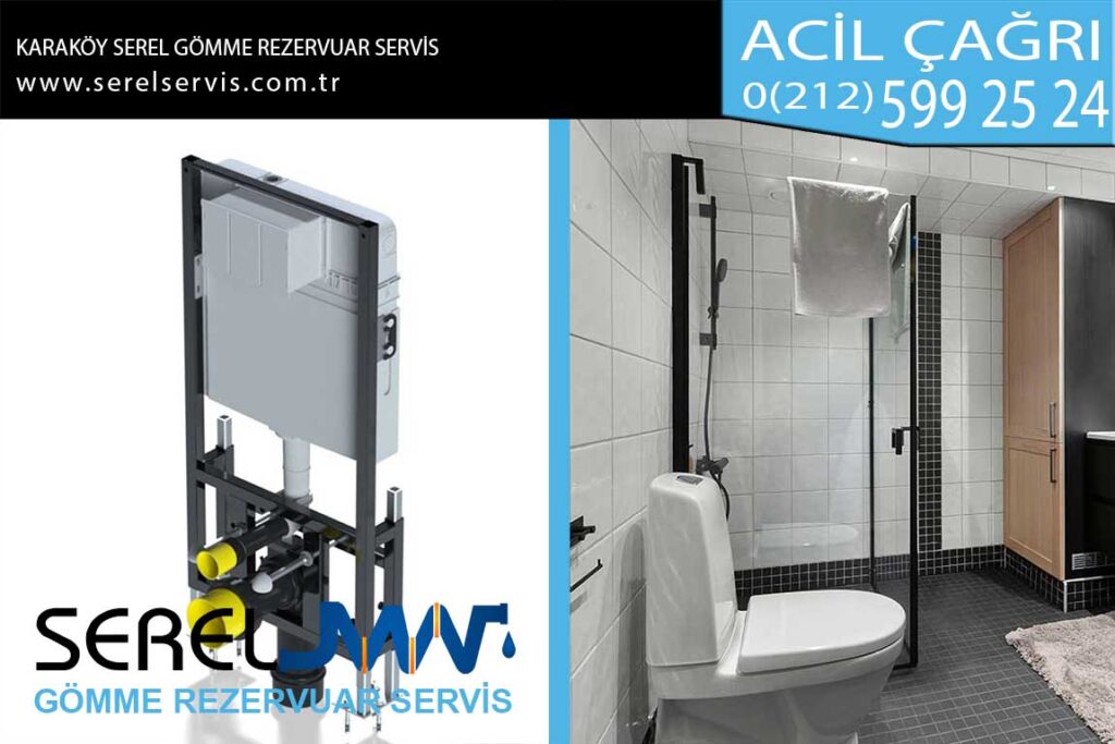 karaköy serel gömme rezervuar servis