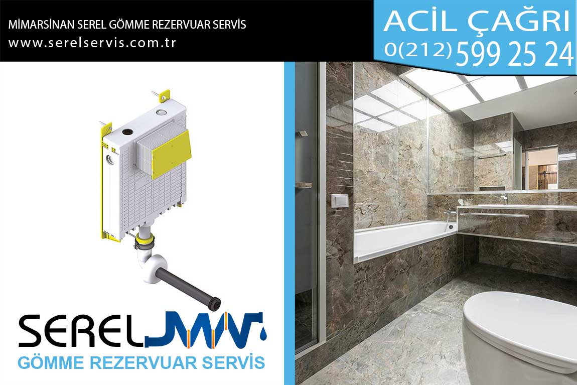 mimarsinan serel gömme rezervuar servis