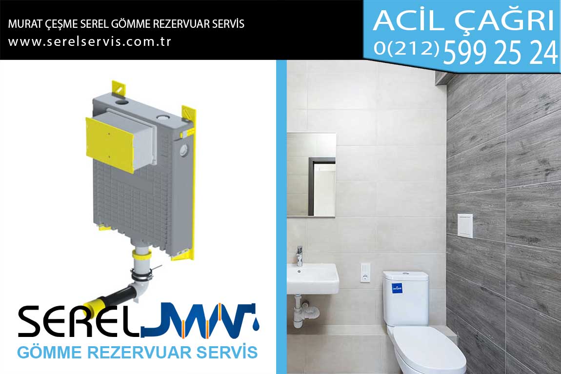 murat çeşme serel gömme rezervuar servis