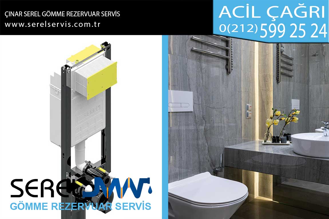 çınar serel gömme rezervuar servis