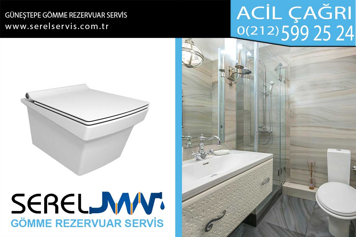 güneşli serel gömme rezervuar servis
