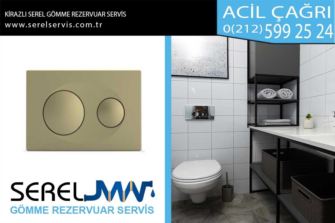 kirazlı serel gömme rezervuar servis
