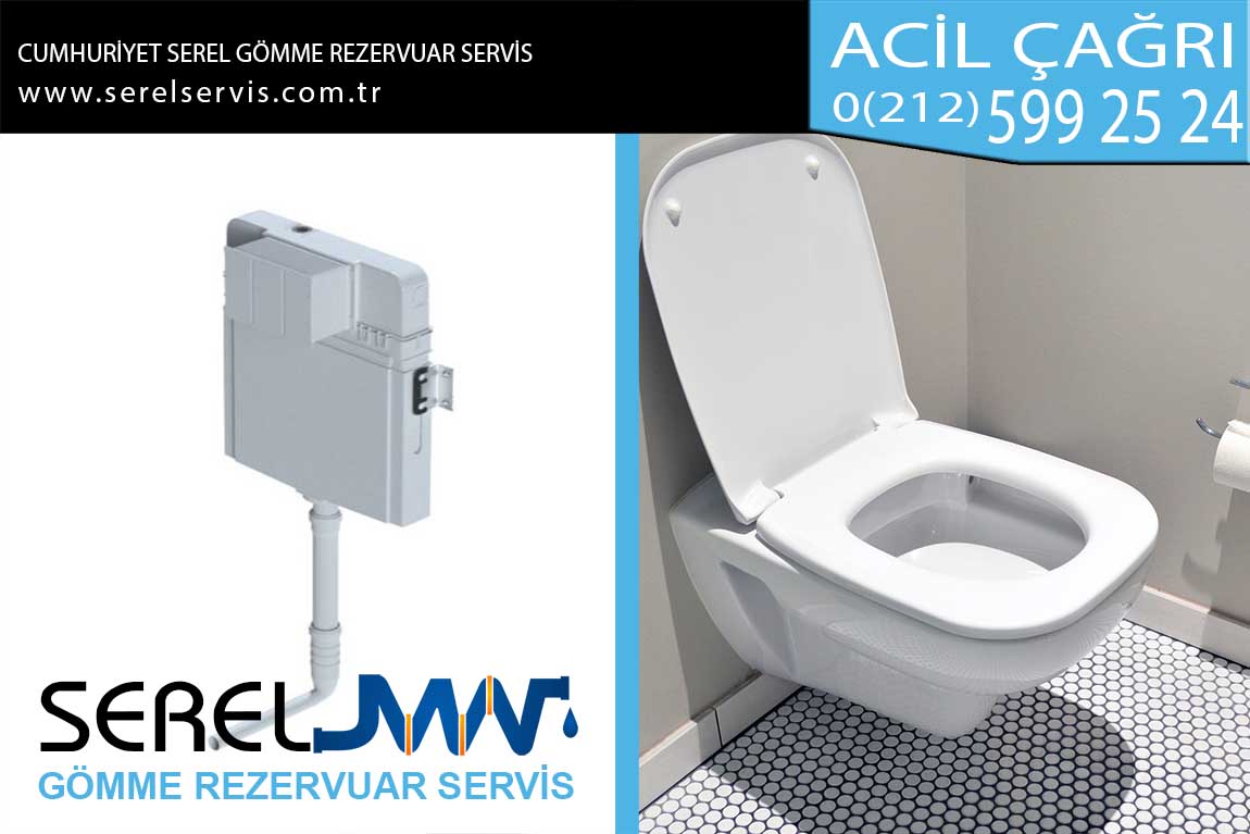 cumhuriyet serel gömme rezervuar servis
