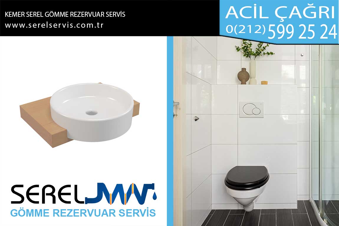 kemer serel gömme rezervuar servis